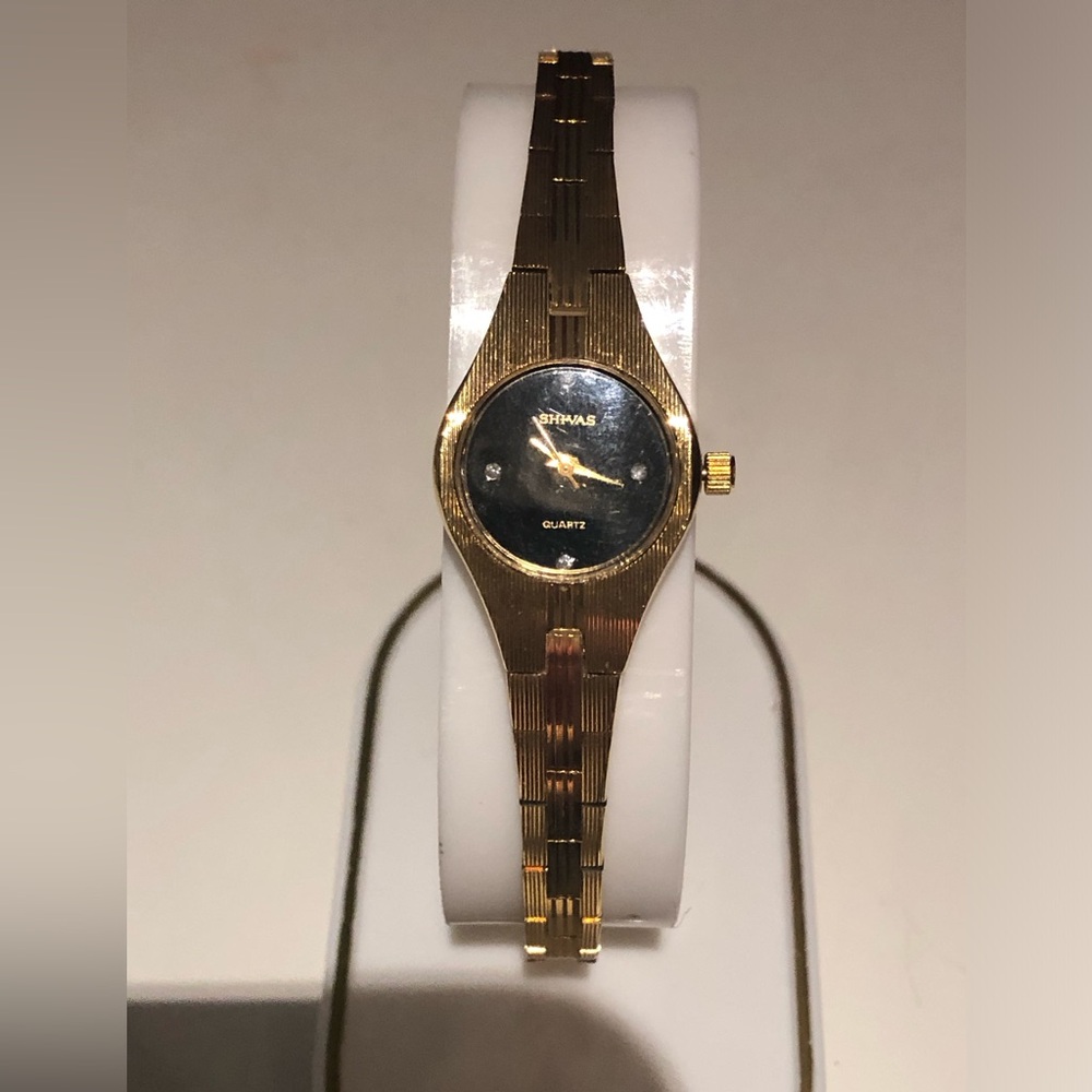 Shivas vintage gold tone watch